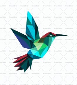 Geometrischer Kolibri